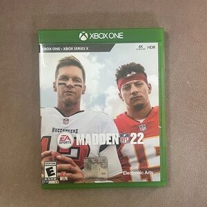 MADDEN 22 for Xbox ONE game in box.